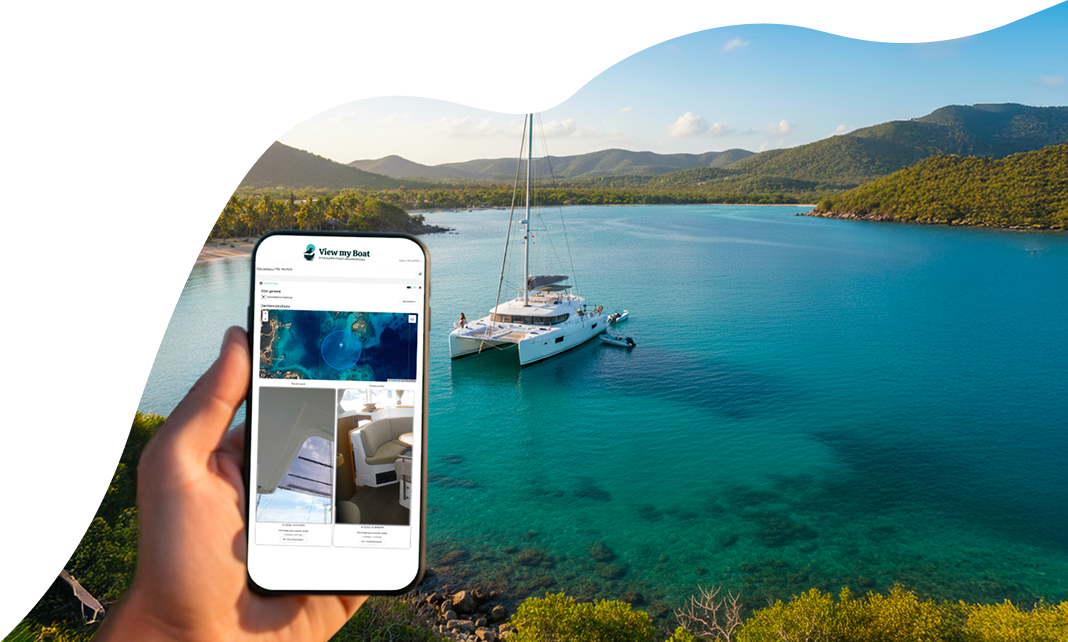 Illustration d'un voilier au mouillage